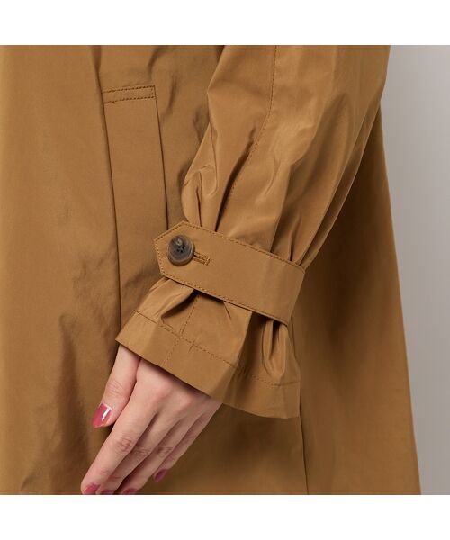 PISANO / ピサーノ トレンチコート | 【撥水】Aラインシルエット・ラグランスリーブトレンチブルゾン | 詳細11