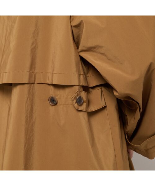 PISANO / ピサーノ トレンチコート | 【撥水】Aラインシルエット・ラグランスリーブトレンチブルゾン | 詳細12