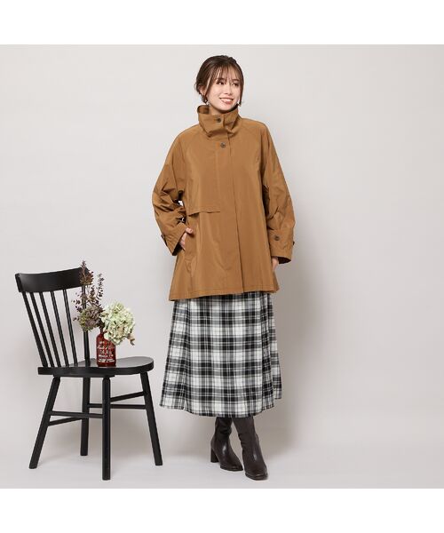 PISANO / ピサーノ トレンチコート | 【撥水】Aラインシルエット・ラグランスリーブトレンチブルゾン | 詳細6