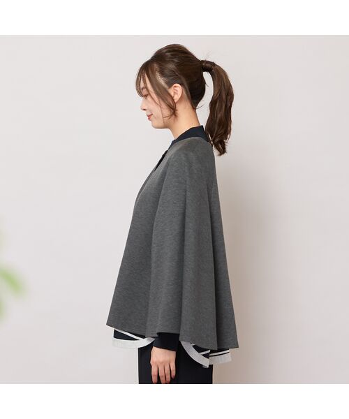 PISANO / ピサーノ ポンチョ | ラウンドネック・ポンチョジャケット | 詳細1