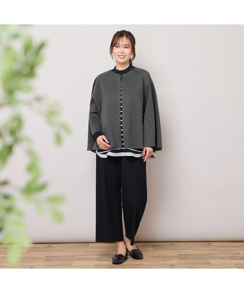 PISANO / ピサーノ ポンチョ | ラウンドネック・ポンチョジャケット | 詳細3