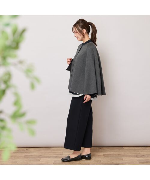 PISANO / ピサーノ ポンチョ | ラウンドネック・ポンチョジャケット | 詳細5