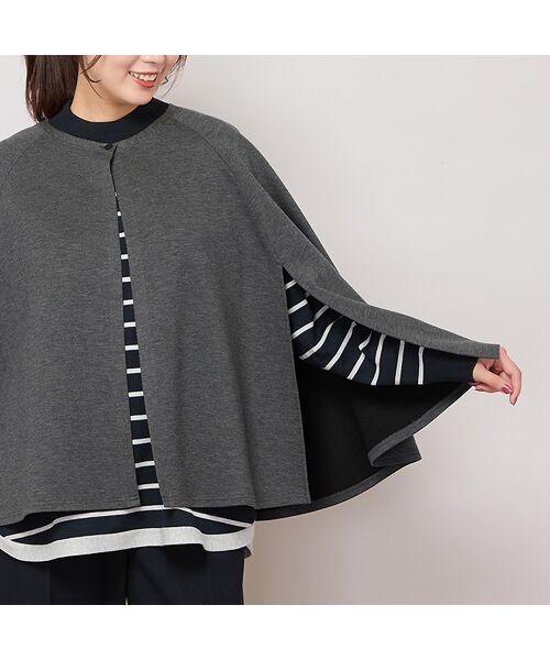 PISANO / ピサーノ ポンチョ | ラウンドネック・ポンチョジャケット | 詳細7