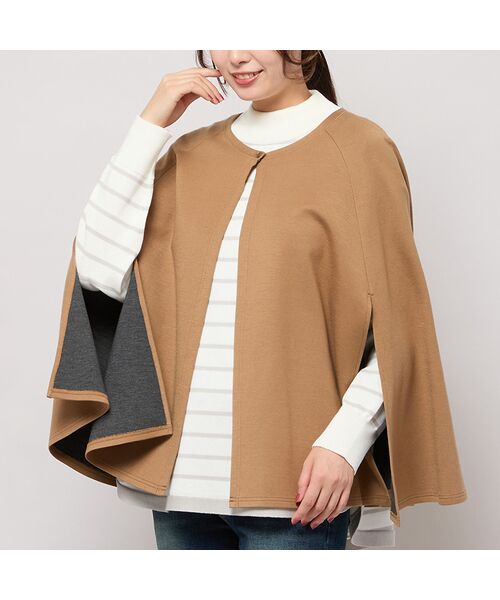 PISANO / ピサーノ ポンチョ | ラウンドネック・ポンチョジャケット | 詳細11