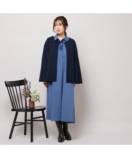 PISANO / ピサーノ ポンチョ | ラウンドネック・ポンチョジャケット | 詳細13