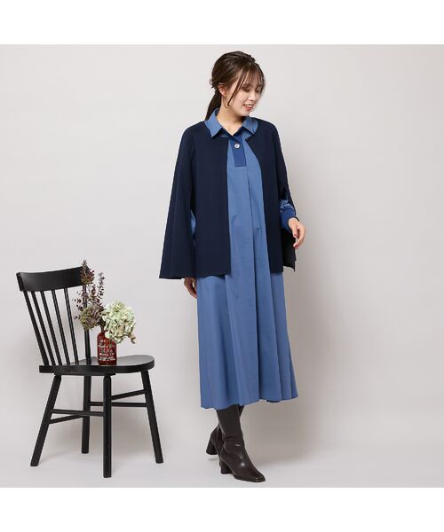 PISANO / ピサーノ ポンチョ | ラウンドネック・ポンチョジャケット | 詳細14