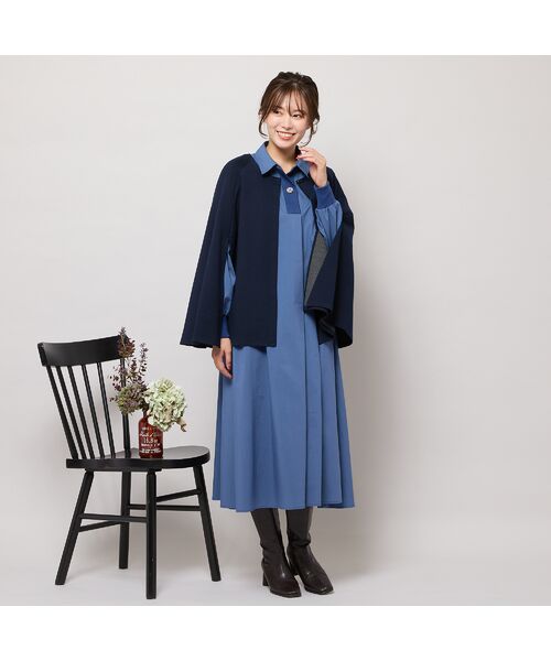 PISANO / ピサーノ ポンチョ | ラウンドネック・ポンチョジャケット | 詳細15