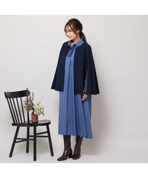 PISANO / ピサーノ ポンチョ | ラウンドネック・ポンチョジャケット | 詳細16