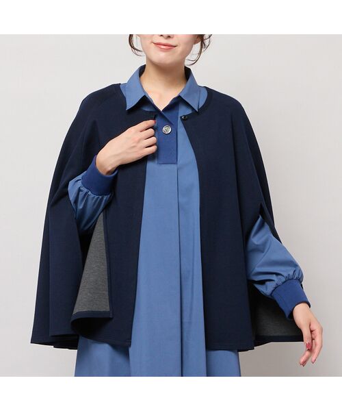 PISANO / ピサーノ ポンチョ | ラウンドネック・ポンチョジャケット | 詳細17