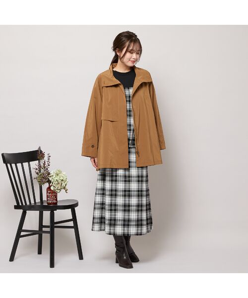 PISANO / ピサーノ カットソー | 【セットアップ対応】スタンドカラー・チェック柄トップ | 詳細7