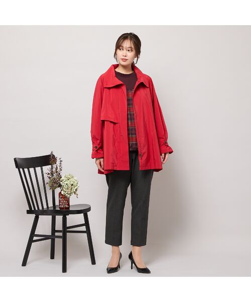 PISANO / ピサーノ カットソー | 【セットアップ対応】スタンドカラー・チェック柄トップ | 詳細13