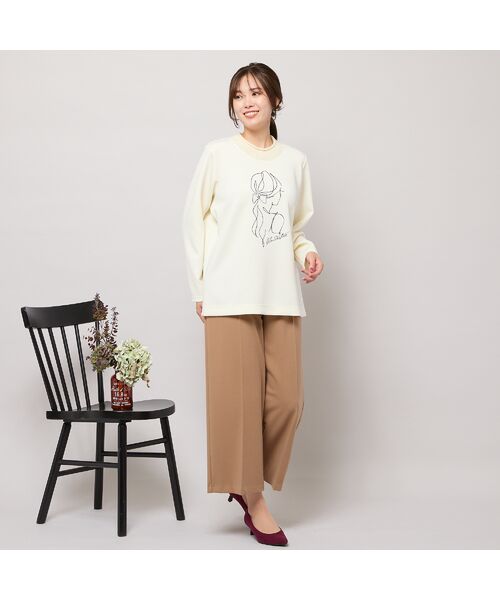 PISANO / ピサーノ カットソー | 【手洗いOK】フロントラバープリントトップ | 詳細2