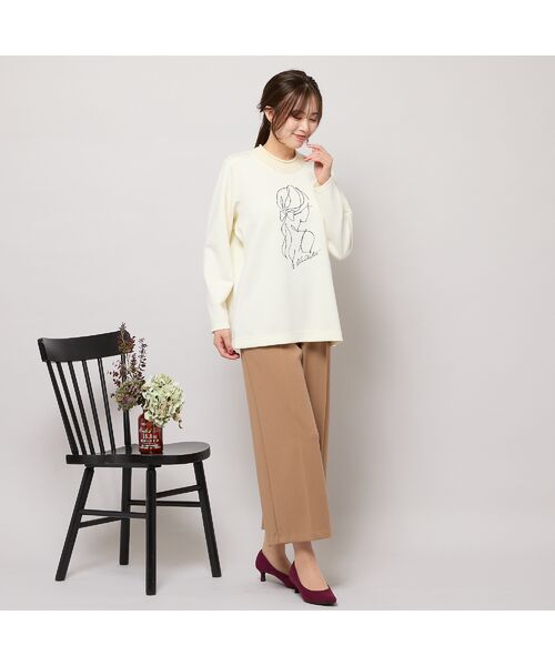 PISANO / ピサーノ カットソー | 【手洗いOK】フロントラバープリントトップ | 詳細3