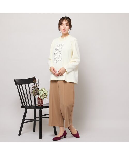 PISANO / ピサーノ カットソー | 【手洗いOK】フロントラバープリントトップ | 詳細4