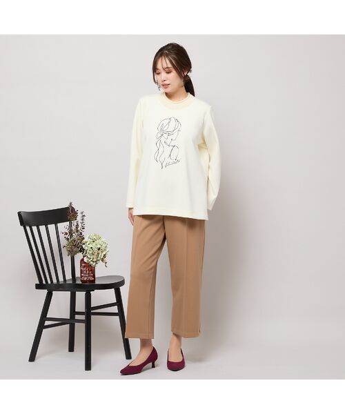 PISANO / ピサーノ カットソー | 【手洗いOK】フロントラバープリントトップ | 詳細5