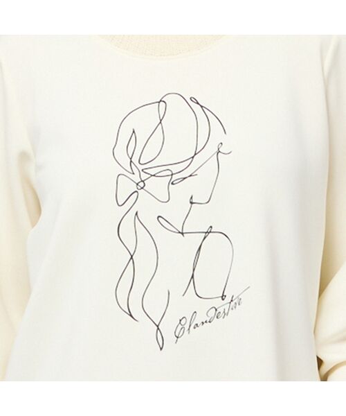 PISANO / ピサーノ カットソー | 【手洗いOK】フロントラバープリントトップ | 詳細7