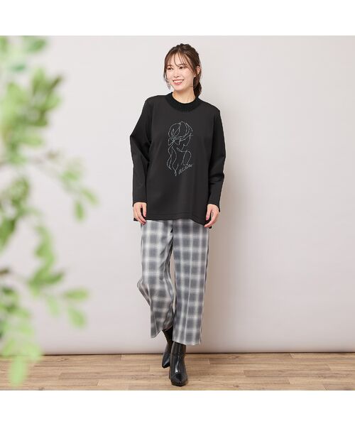 PISANO / ピサーノ カットソー | 【手洗いOK】フロントラバープリントトップ | 詳細8