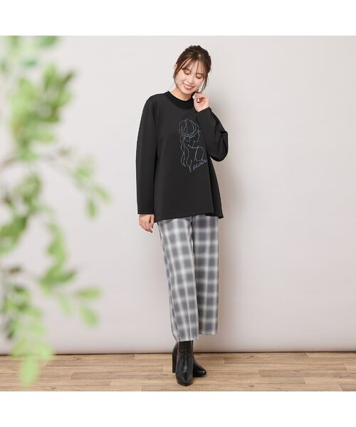 PISANO / ピサーノ カットソー | 【手洗いOK】フロントラバープリントトップ | 詳細9