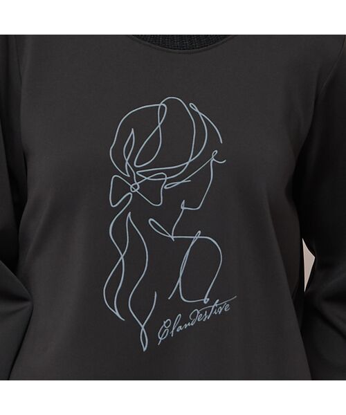 PISANO / ピサーノ カットソー | 【手洗いOK】フロントラバープリントトップ | 詳細11