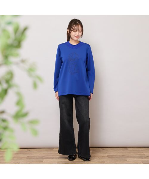 PISANO / ピサーノ カットソー | 【手洗いOK】フロントラバープリントトップ | 詳細14