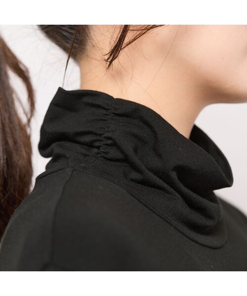 PISANO / ピサーノ カットソー | 【手洗いOK・吸湿発熱】ハイネックカットソー(ブラック) | 詳細6