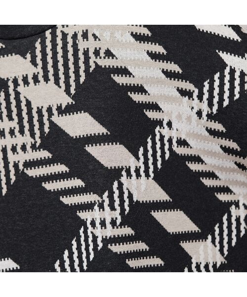 PISANO / ピサーノ カットソー | 【手洗いOK】パネルプリントWジャカードハイネック | 詳細10