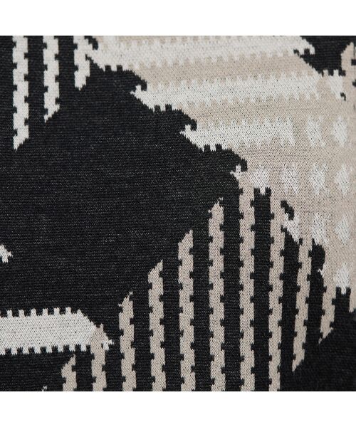 PISANO / ピサーノ カットソー | 【手洗いOK】パネルプリントWジャカードハイネック | 詳細7