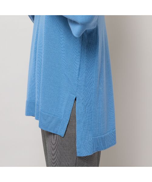PISANO / ピサーノ ニット・セーター | ワンカラー・サイドスリットニットトップ | 詳細17