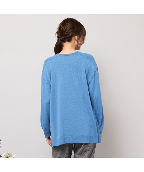 PISANO / ピサーノ ニット・セーター | ワンカラー・サイドスリットニットトップ | 詳細9