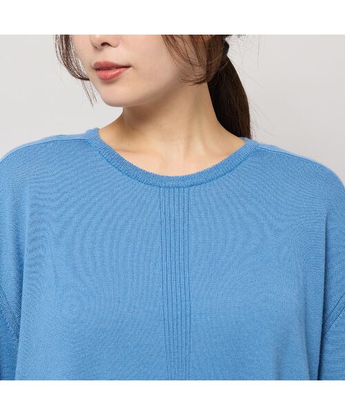PISANO / ピサーノ ニット・セーター | ワンカラー・サイドスリットニットトップ | 詳細15