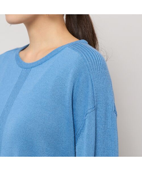 PISANO / ピサーノ ニット・セーター | ワンカラー・サイドスリットニットトップ | 詳細16