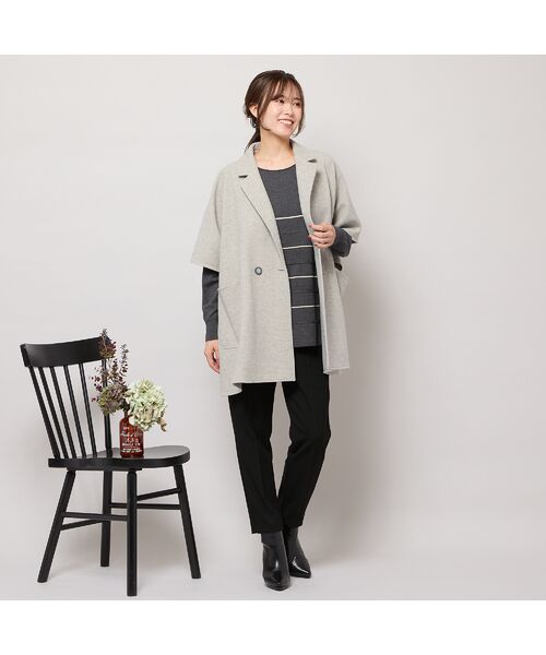 PISANO / ピサーノ ニット・セーター | バイカラーボーダーニットトップ | 詳細13