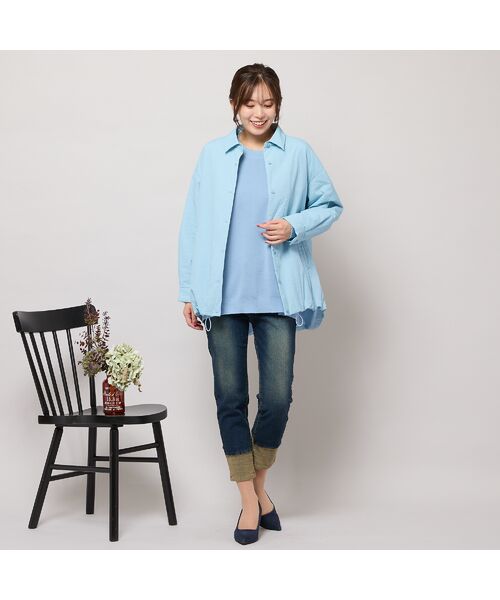 PISANO / ピサーノ ニット・セーター | バイカラー配色・ドルマンスリーブニット | 詳細15