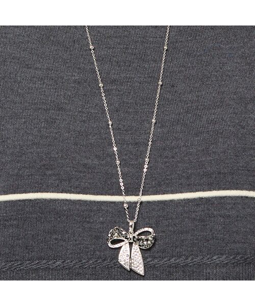 PISANO / ピサーノ ネックレス・ペンダント・チョーカー | リボンモチーフ・シルバー調ネックレス | 詳細5