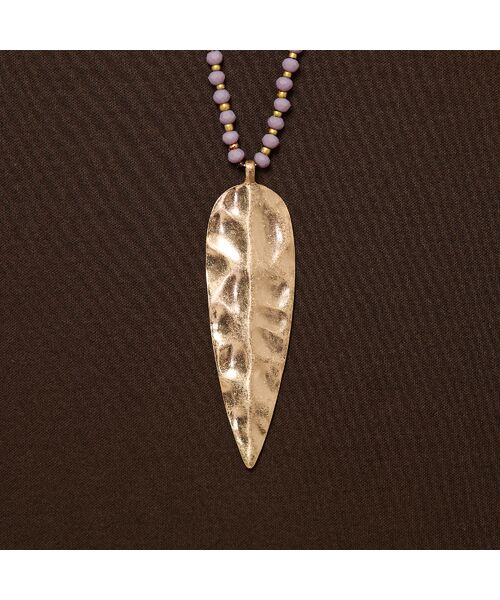 PISANO / ピサーノ ネックレス・ペンダント・チョーカー | ゴールド調リーフモチーフロングネックレス | 詳細6