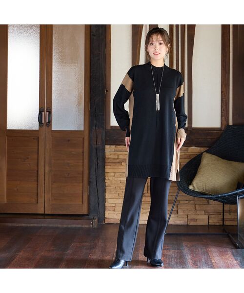 PISANO / ピサーノ ネックレス・ペンダント・チョーカー | ビジュー調パーツ付きスウィングチェーンネックレス | 詳細2