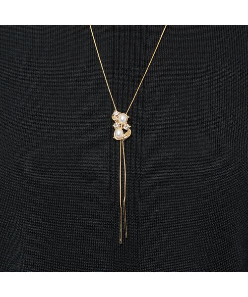 PISANO / ピサーノ ネックレス・ペンダント・チョーカー | ゴールド調・パーツ付きフリースライドネックレス | 詳細4