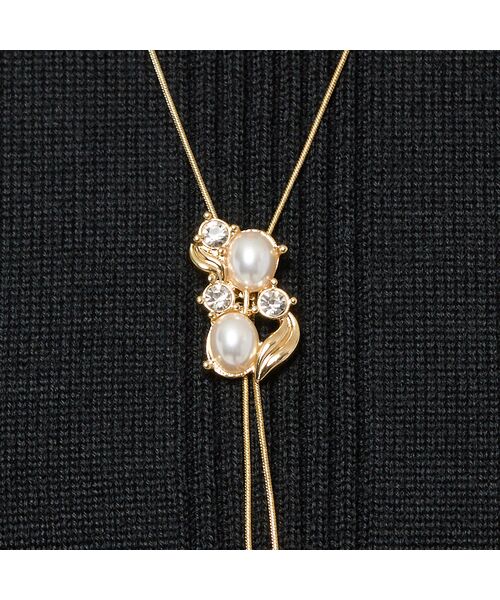 PISANO / ピサーノ ネックレス・ペンダント・チョーカー | ゴールド調・パーツ付きフリースライドネックレス | 詳細5