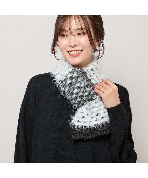 PISANO / ピサーノ マフラー・ショール・スヌード・ストール | ざっくり編みミニマフラー | 詳細1