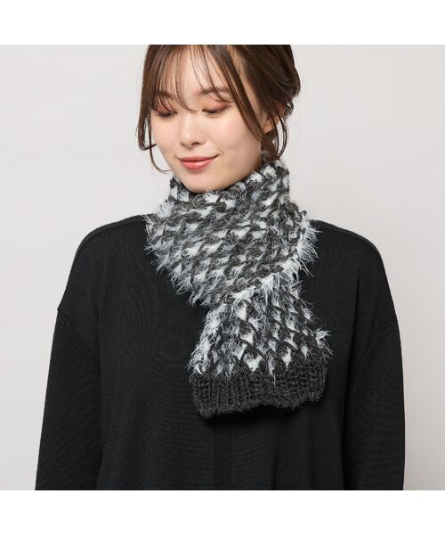 PISANO / ピサーノ マフラー・ショール・スヌード・ストール | ざっくり編みミニマフラー | 詳細2
