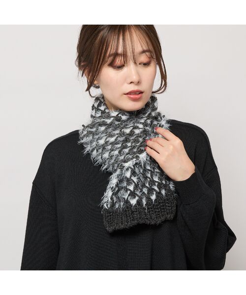 PISANO / ピサーノ マフラー・ショール・スヌード・ストール | ざっくり編みミニマフラー | 詳細3