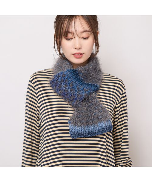 PISANO / ピサーノ マフラー・ショール・スヌード・ストール | ざっくり編みミニマフラー | 詳細5