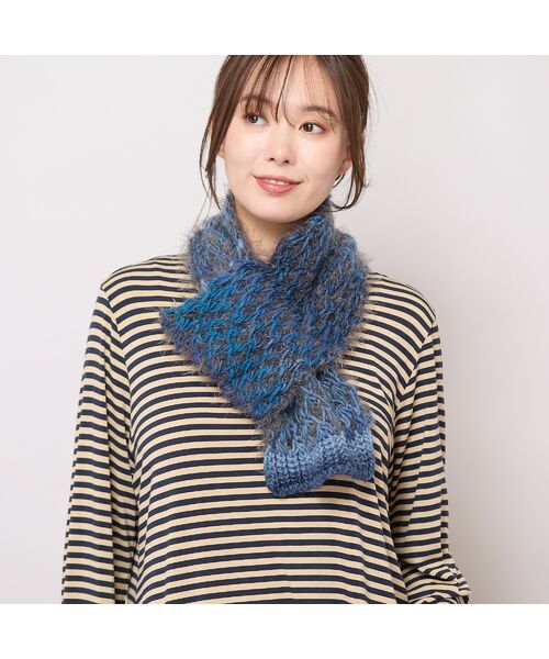 PISANO / ピサーノ マフラー・ショール・スヌード・ストール | ざっくり編みミニマフラー | 詳細6