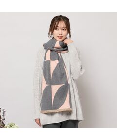 PISANO / ピサーノ マフラー・ショール・スヌード・ストール | 【手洗いOK】幾何柄ビッグストール