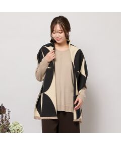 PISANO / ピサーノ マフラー・ショール・スヌード・ストール | 【手洗いOK】幾何柄ビッグストール