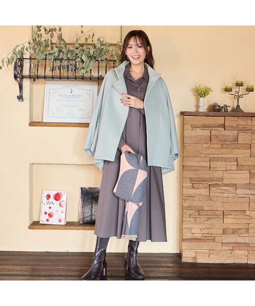 PISANO / ピサーノ マフラー・ショール・スヌード・ストール | 【手洗いOK】幾何柄ビッグストール | 詳細4