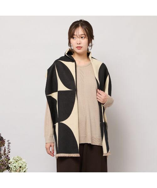 PISANO / ピサーノ マフラー・ショール・スヌード・ストール | 【手洗いOK】幾何柄ビッグストール | 詳細5