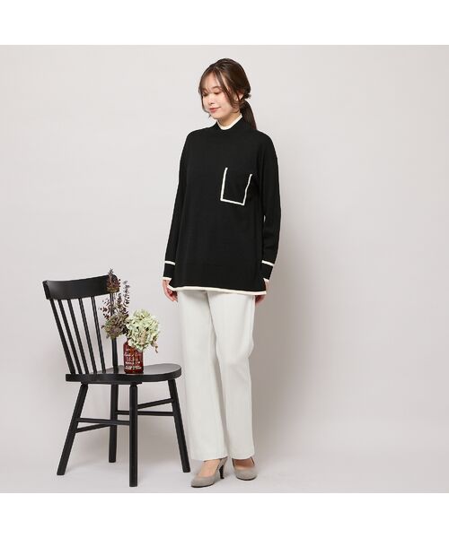 PISANO / ピサーノ その他パンツ | 【手洗いOK・発熱】フルレングスストレートシルエットパンツ | 詳細4