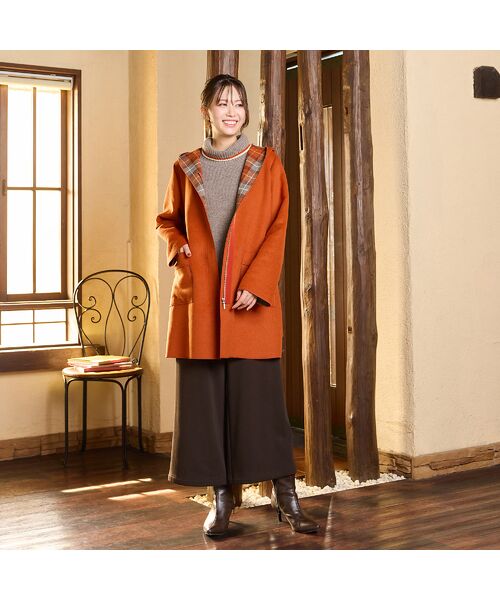 PISANO / ピサーノ ショート・ハーフ・半端丈パンツ | 【手洗いOK・セットアップ対応】裏起毛ワイドパンツ | 詳細7