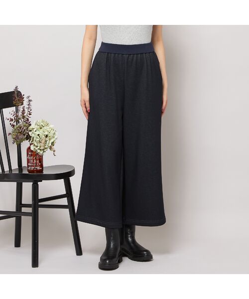 PISANO / ピサーノ ショート・ハーフ・半端丈パンツ | 【手洗いOK・セットアップ対応】裏起毛ワイドパンツ | 詳細12